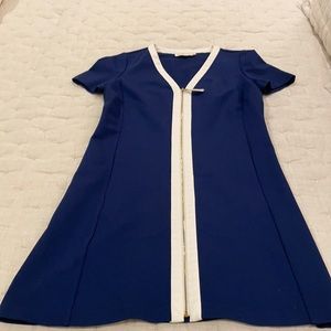 Tory Burch Navy Zipper Dress